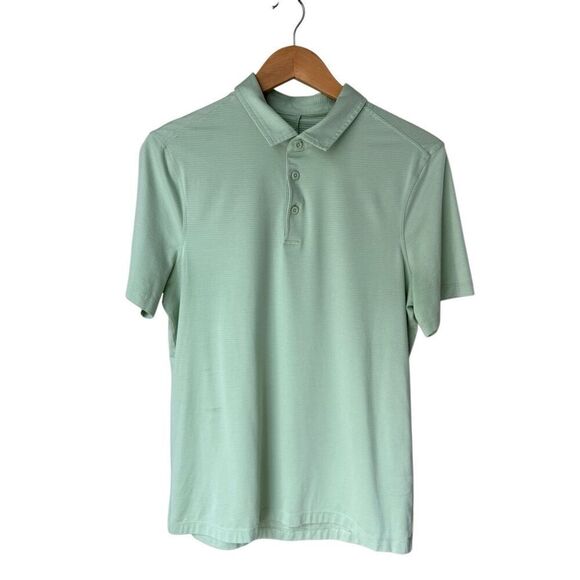 Lululemon Evolution Short Sleeve Polo Shirt Creamy Mint Size M - Picture 5 of 11